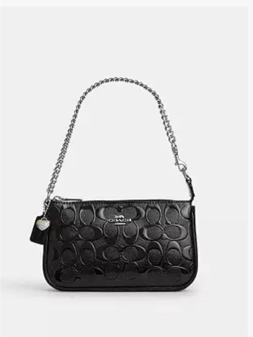 Coach Nolita 19 in signature leather plus wristlet